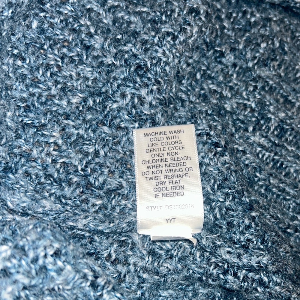 🍪 Sonoma Short Sleeve Duster Cardigan XL Teal - Picture 8 of 8